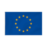 Custom Flags: Flag in Landscape Format with Eyelets, Council of Europe/EC
