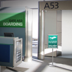 Display Stand Info Board A3 Portrait Orientation