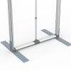 Keder Display flex T, detail: support bar & feet