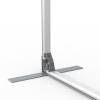 Flexible keder frame, detail: corner foot