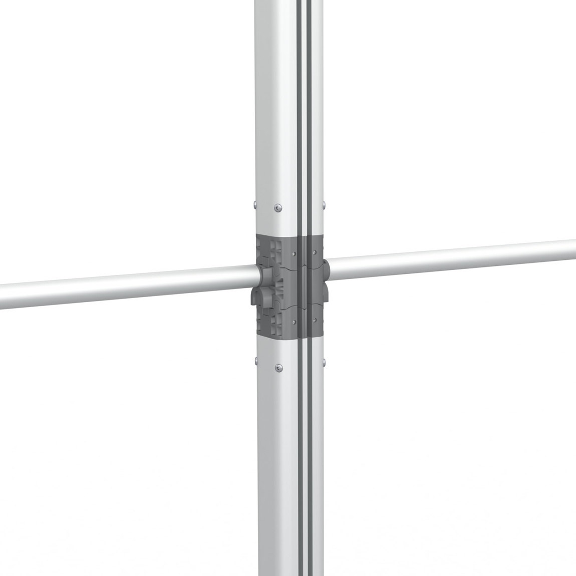 Flexible keder frame, connection of two frames