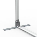 Keder Display flex T, detail: double-sided foot
