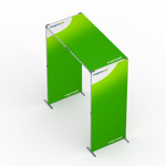 Flexible keder frame archway