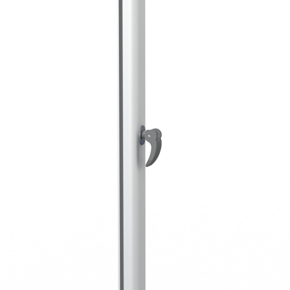 Flexible keder frame, detail: integrated connector