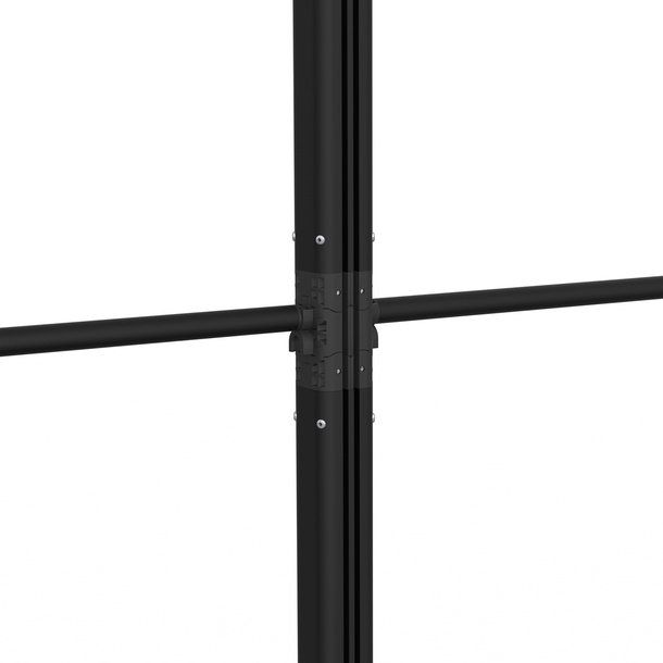 Flexible keder frame, connection of two frames