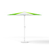 Small umbrella with crank ø 250 cm, without valance, white frame