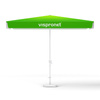 Small umbrellas with crank, square, 300 x 200 cm