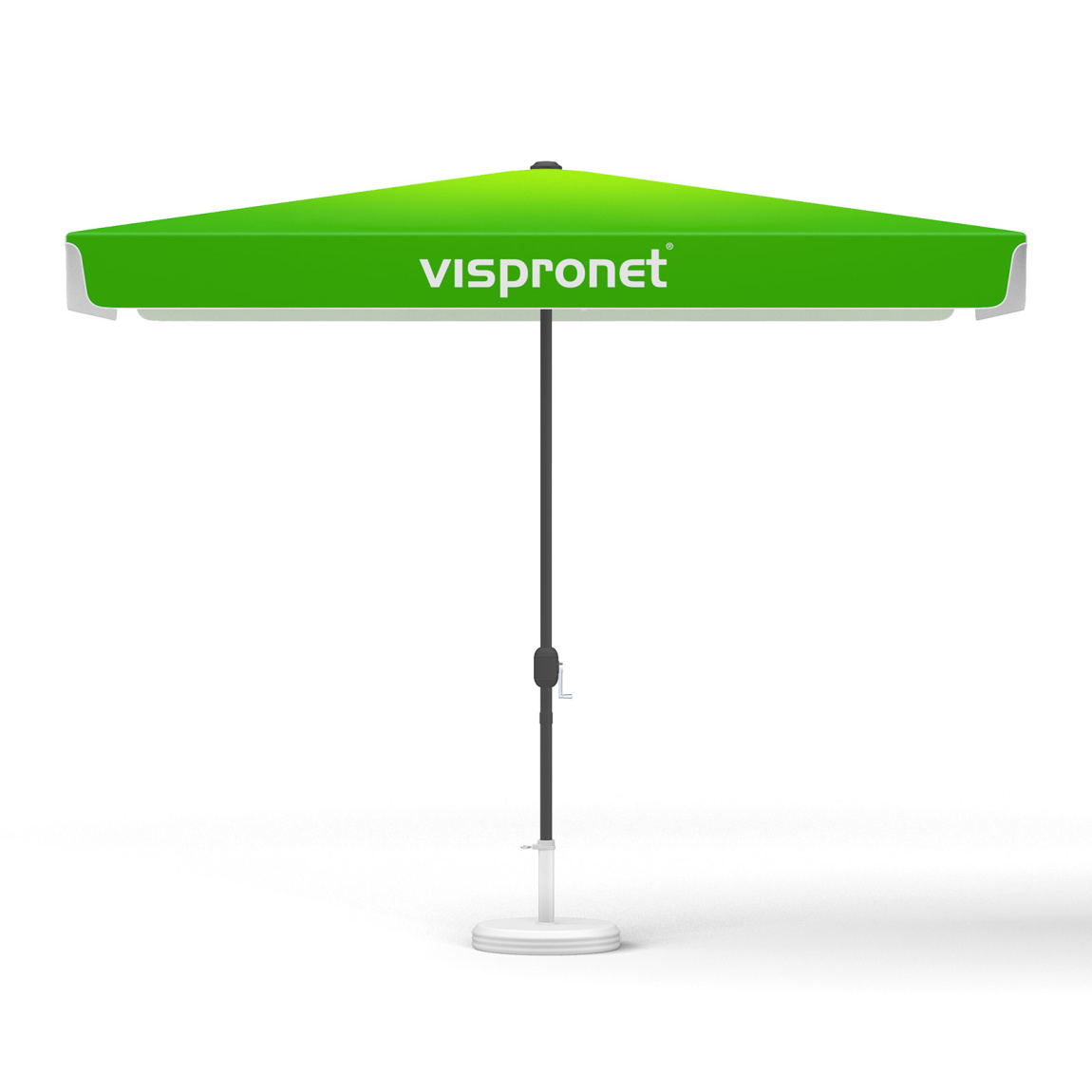 Small crank umbrellas, square, 300 x 200 cm