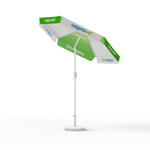 Small umbrellas with crank, ø 210 cm, tiltable canopy