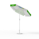 Small umbrellas with crank, ø 210 cm, tiltable canopy