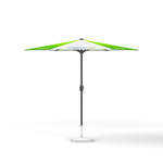 Small umbrella with crank ø 250 cm, without valance, frame anthracite