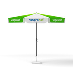 Small umbrella with crank ø 300 cm, frame anthracite