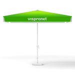 Small umbrellas with crank, square, 300 x 300 cm