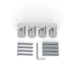 Stainless Steel Clamp Holder ø 15 mm/15 mm for Plate Thickness 2-5 mm