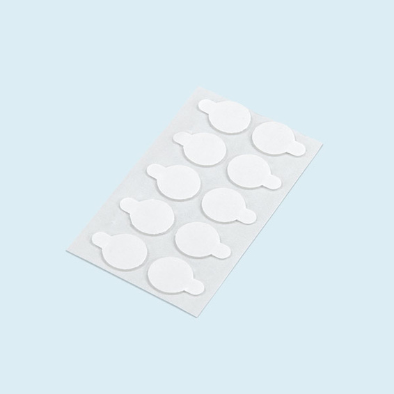 transparent adhesive buffers ø 15 mm, set of 10