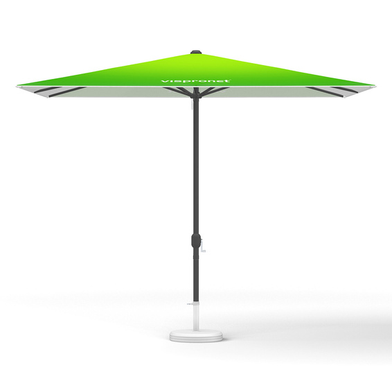 Small umbrellas with crank, square, without valance, 300 x 300 cm