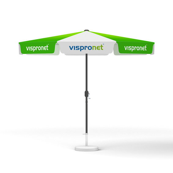 Small umbrella with crank ø 300 cm, frame anthracite
