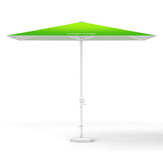 Small square umbrellas with crank, without valance, 300 x 300 cm