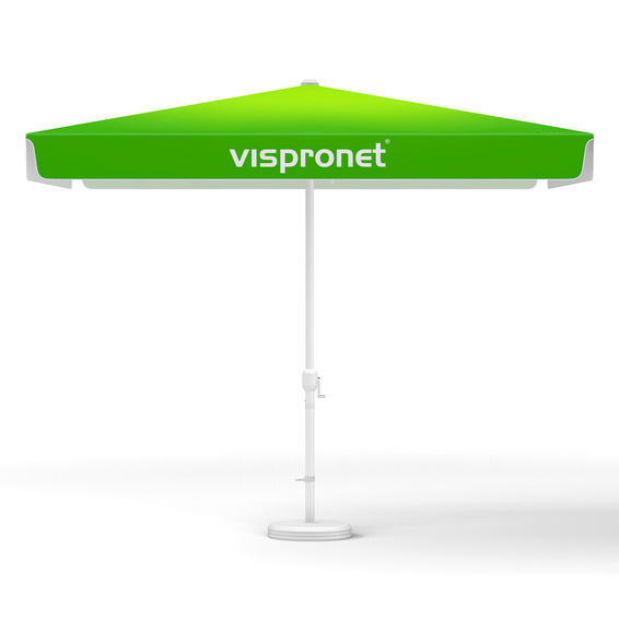 Small umbrellas with crank, square, 300 x 300 cm