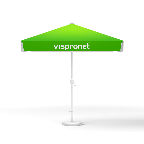 Small umbrellas with crank, square, 250 x 250 cm