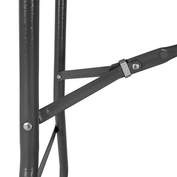 Detail: Steel frame with hinge