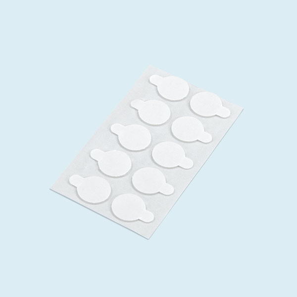 Transparent adhesive buffers ø 15 mm, set of 10