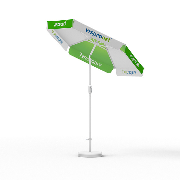 Small umbrellas with crank, ø 210 cm, tiltable canopy