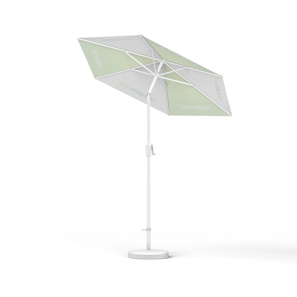 Small umbrellas with crank, ø 210 cm, tiltable canopy