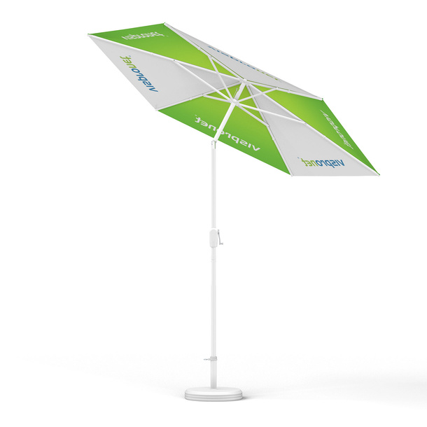 Small umbrellas with crank, ø 270 cm, tiltable canopy