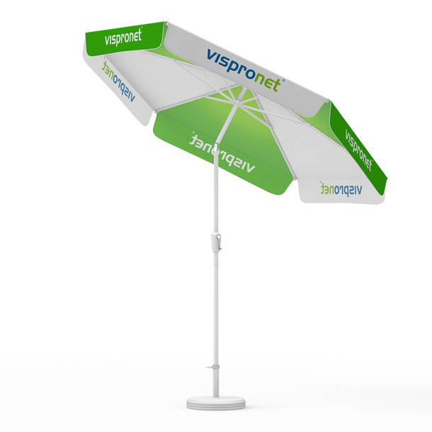Small umbrellas with crank, ø 270 cm, tiltable canopy