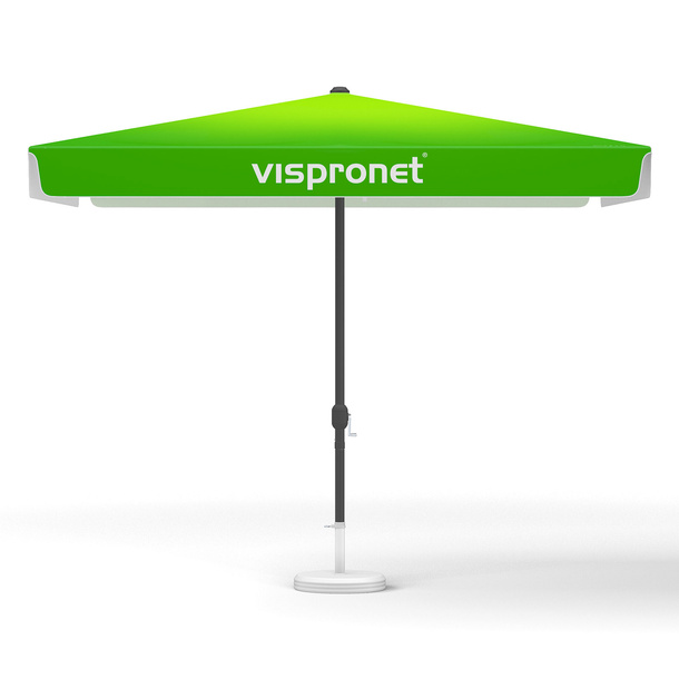 Small umbrellas with crank, square, 300 x 300 cm