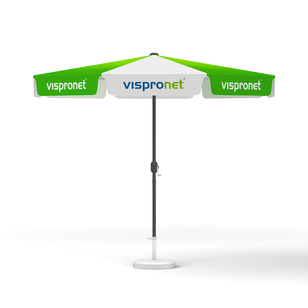 Small umbrella with crank ø 300 cm, frame anthracite