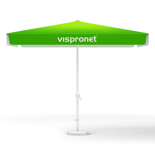 Small umbrellas with crank, square, 300 x 300 cm