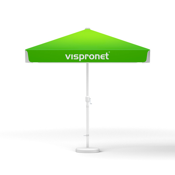 Small umbrellas with crank, square, 250 x 250 cm