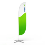 Bowflag® Basic incl. crossbar base ø 100 cm/17 kg with swivel and spring