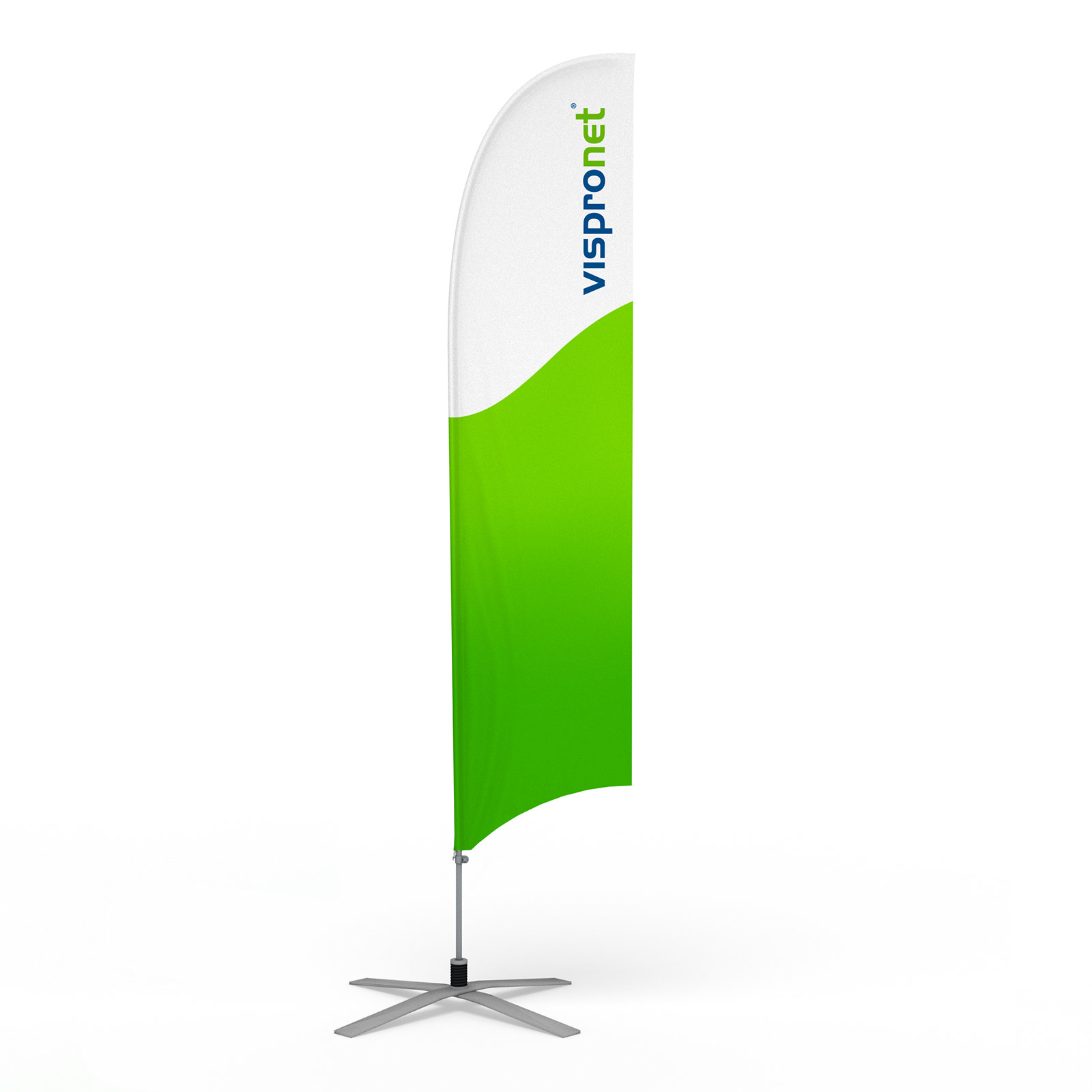 Bowflag® Basic including cross base ø 100 cm/17 kg with rotator and spring