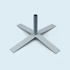 Cross base ø 100 cm / 17 kg for Economy flagpole