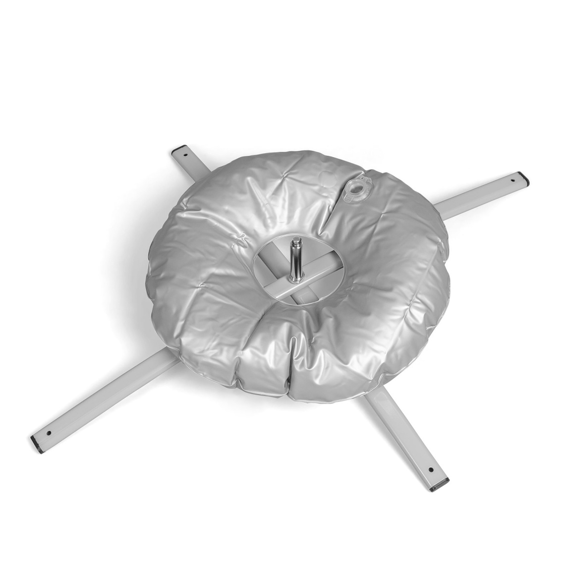 Kreuzfuß ø 83 cm / kg mit Schlauchgewicht, wasserbefüllbar  10 l