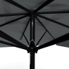 Parasol anthracite 300 x 300 cm – detail of cable pull