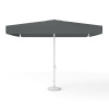 Square parasol 300 x 300 cm anthracite with crank plain colour