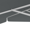 Parasol anthracite 300 x 300 cm – robust struts