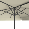 Parasol beige 250 x 250 cm – bottom view
