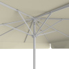 Parasol beige 250 x 250 cm – bottom view