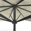 Parasol beige 300 x 300 cm – detail of cable pull