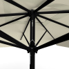 Parasol beige 300 x 300 cm – detail of cable pull