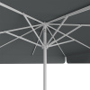 Parasol anthracite 250 x 250 cm – bottom view