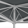 Parasol anthracite 250 x 250 cm – detail of cable pull