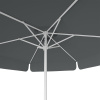 Parasol anthracite, ø 250 cm – bottom view