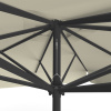 Parasol beige 250 x 250 cm – detail of cable pull
