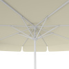 Parasol beige, ø 300 cm – bottom view